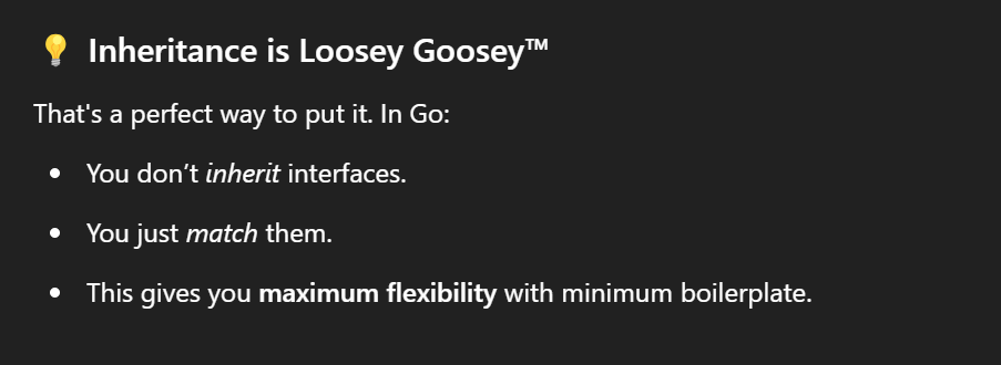 loosey-goosey